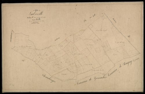 Plan du cadastre napoléonien - Embreville : Caveyettes (Aux) ; Bois Dilloire (Le), C