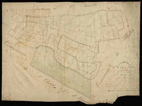 Plan du cadastre napoléonien - Ennemain : Chapelle (La), C2