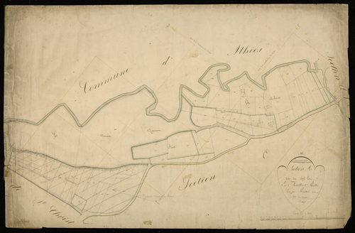 Plan du cadastre napoléonien - Ennemain : Chef-lieu (Le), A2