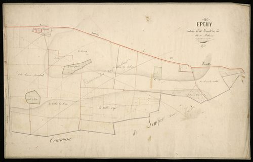 Plan du cadastre napoléonien - Epehy : Malassise, C2