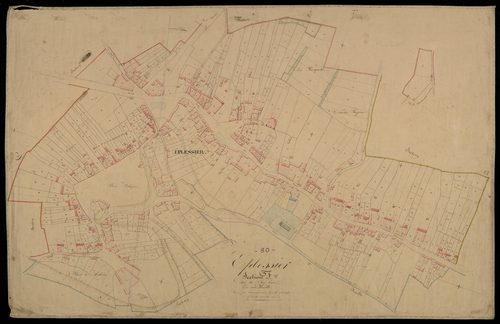 Plan du cadastre napoléonien - Eplessier : Chef-lieu (Le), F