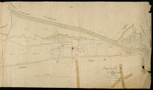 Plan du cadastre napoléonien - Eppeville : Grosse Borne (La), B et C