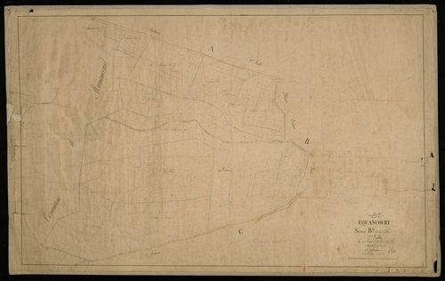 Plan du cadastre napoléonien - Equancourt (Equaucourt) : Chef-lieu (Le), B2