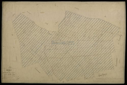 Plan du cadastre napoléonien - Erches : Chef-lieu (Le), C2