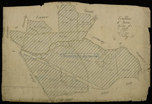 Plan du cadastre napoléonien - Ercheu : D3