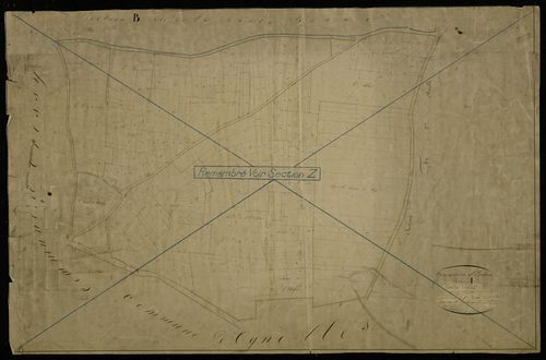 Plan du cadastre napoléonien - Ercheu : Echafaud (L'), A
