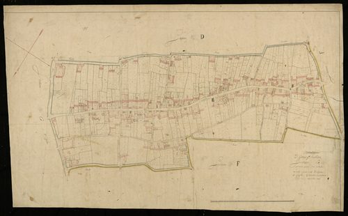 Plan du cadastre napoléonien - Esmery-Hallon : Hallon, G1