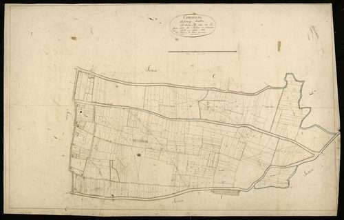 Plan du cadastre napoléonien - Esmery-Hallon : Pré (Le), D