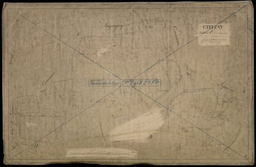 Plan du cadastre napoléonien - Etelfay : Champ à Roseau (Le), A