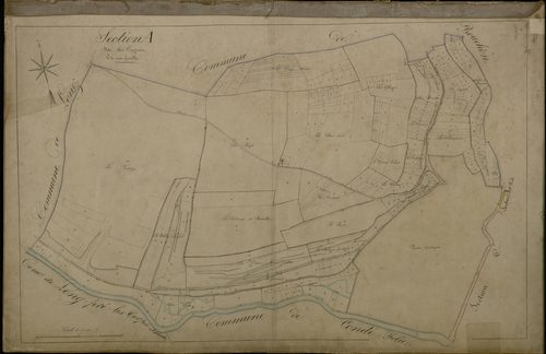Plan du cadastre napoléonien - Etoile (L') : Ergones (Les), A