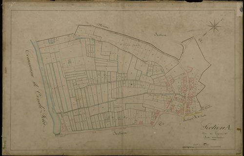 Plan du cadastre napoléonien - Etoile (L') : Ergones (Les), A développée