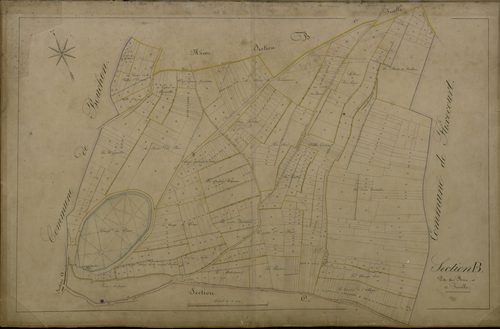 Plan du cadastre napoléonien - Etoile (L') : Bois (Les), B2