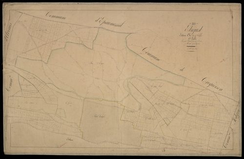 Plan du cadastre napoléonien - Etrejust : Chef-lieu (Le), A1