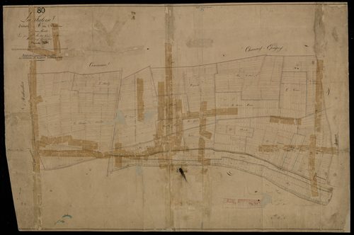Plan du cadastre napoléonien - Faloise (La) (La Faloise) : Hébécourt, A