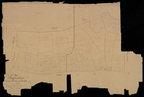 Plan du cadastre napoléonien - Famechon : Pointes (Les), B