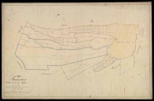 Plan du cadastre napoléonien - Famechon : Chef-lieu (Le), C