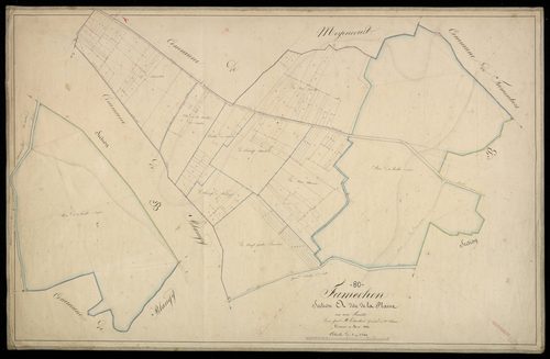 Plan du cadastre napoléonien - Famechon : Plaine (La), A