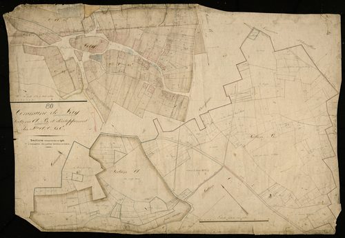 Plan du cadastre napoléonien - Fay : A, B et développement des sections A, C, D et E