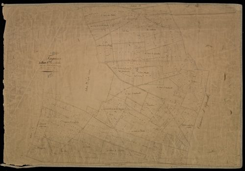 Plan du cadastre napoléonien - Feuquieres-en-Vimeu (Feuquières) : Hôtelus (L'), C