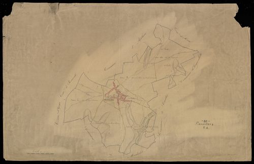 Plan du cadastre napoléonien - Fienvillers : tableau d'assemblage