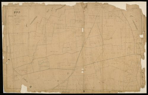 Plan du cadastre napoléonien - Fins : Vallée des Morts (La), A1