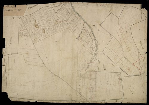 Plan du cadastre napoléonien - Flesselles : H