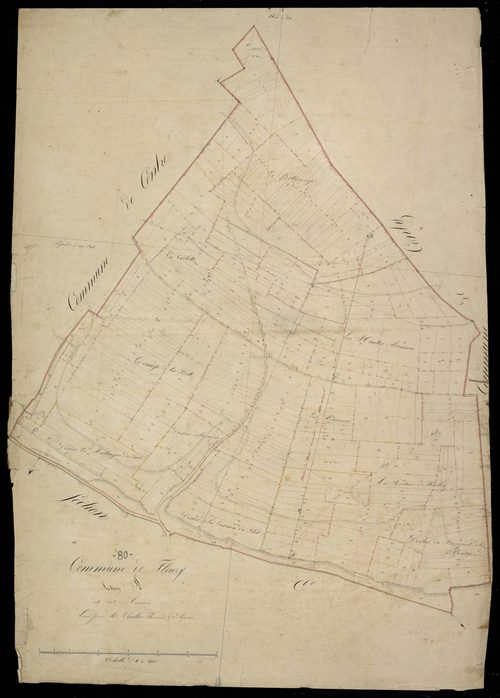 Plan du cadastre napoléonien - Fleury : Avennes (Les), A