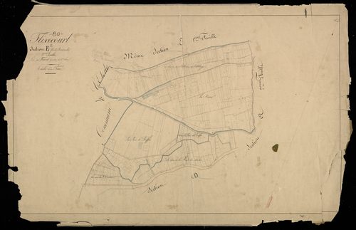 Plan du cadastre napoléonien - Flixecourt : Bout de Ville (Le), E2