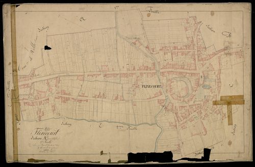 Plan du cadastre napoléonien - Flixecourt : Chef-lieu (Le), A2