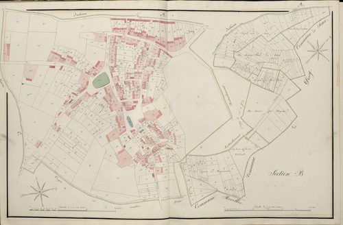 Plan du cadastre napoléonien - Atlas cantonal - Fluy : B