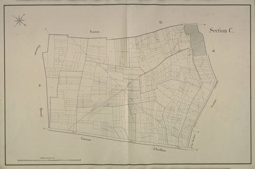 Plan du cadastre napoléonien - Folies (Follie) : C