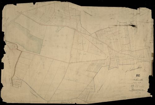 Plan du cadastre napoléonien - Folleville : Chef-lieu (Le), A1