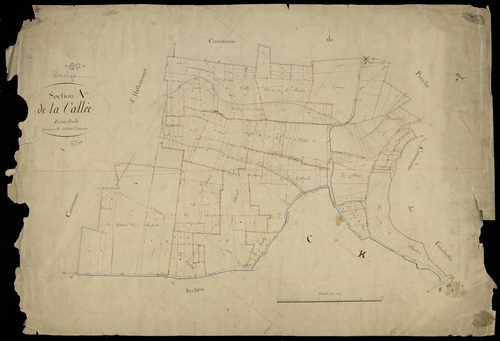 Plan du cadastre napoléonien - Fonches-Fonchette (Fonches) : Vallée (La), A
