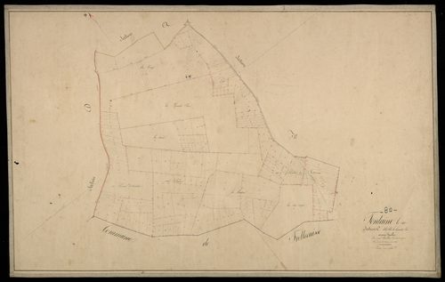 Plan du cadastre napoléonien - Fontaine-le-Sec (Fontaine le Sec) : Grande Pièce (La), C