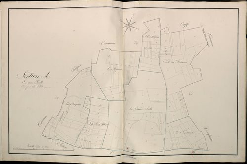 Plan du cadastre napoléonien - Atlas cantonal - Fontaine-Les-Cappy (Fontaine) : A