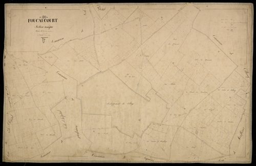 Plan du cadastre napoléonien - Foucaucourt-Hors-Nesles (Foucaucourt) : section unique