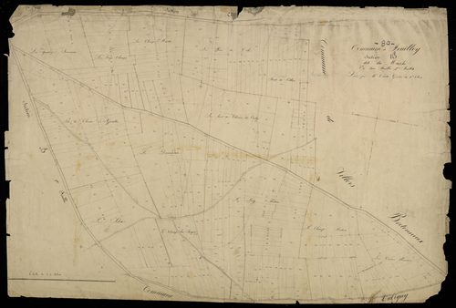 Plan du cadastre napoléonien - Fouilloy : Marché (Le), B3