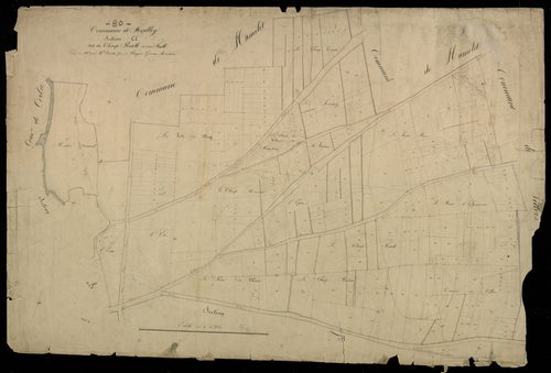 Plan du cadastre napoléonien - Fouilloy : Champ Ratelle (Le), A