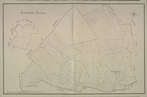 Plan du cadastre napoléonien - Fouquescourt : Moulin de Bois (Le), A1