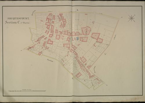 Plan du cadastre napoléonien - Fouquescourt : Fouquescourt, C1