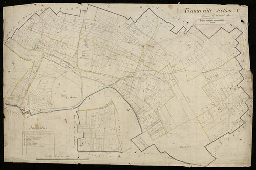 Plan du cadastre napoléonien - Framerville-Rainecourt (Framerville) : C