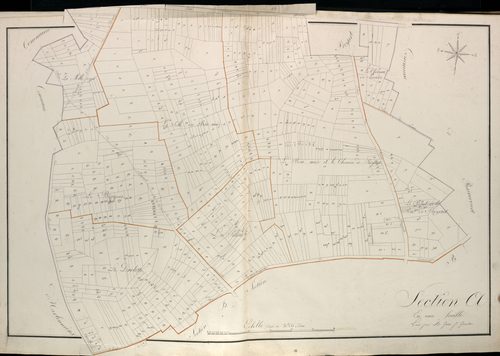 Plan du cadastre napoléonien - Atlas cantonal - Framerville-Rainecourt (Frameville) : A