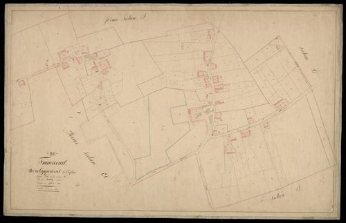 Plan du cadastre napoléonien - Framicourt : Chef-lieu (Le), A développement
