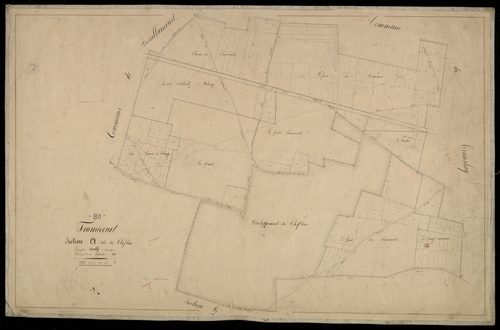 Plan du cadastre napoléonien - Framicourt : Chef-lieu (Le), A