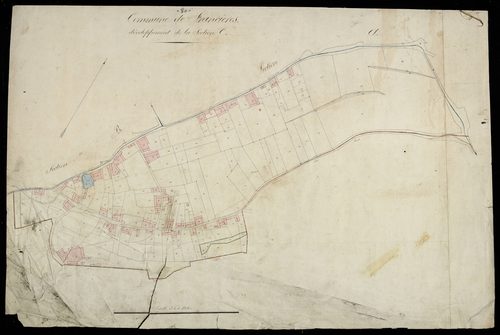 Plan du cadastre napoléonien - Francieres : C développement