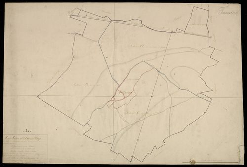 Plan du cadastre napoléonien - Francieres : tableau d'assemblage