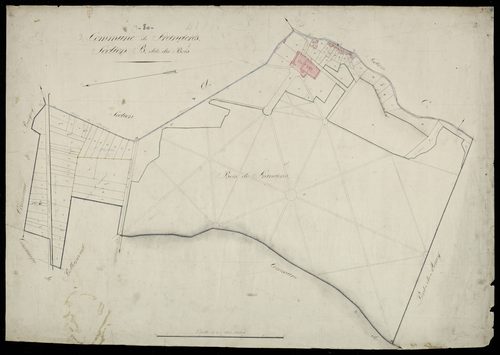 Plan du cadastre napoléonien - Francieres : Bois (Le), B