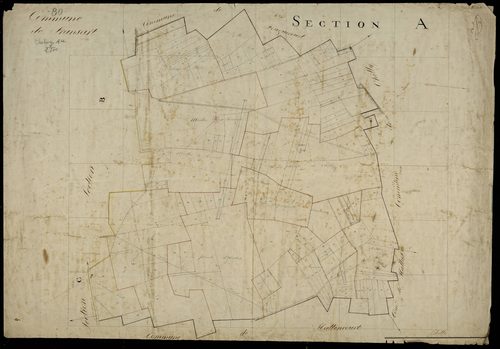 Plan du cadastre napoléonien - Fransart : A
