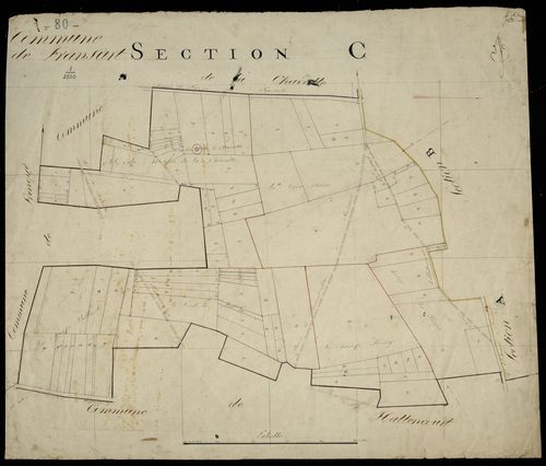 Plan du cadastre napoléonien - Fransart : C