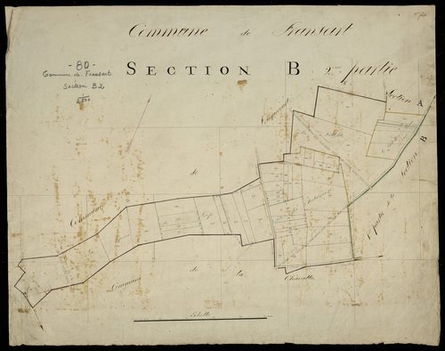 Plan du cadastre napoléonien - Fransart : B2